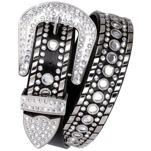 NEW! Women Rhinestones  Cowgirl Western Bling Belt